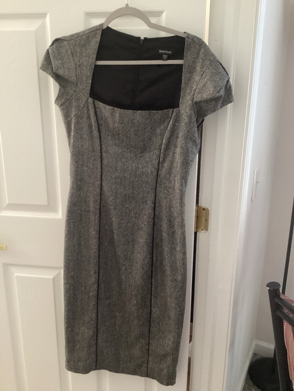 bebe wool blend dress (m)